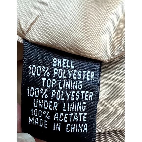 Adrianna Papell Boutique gold overlay cocktail dress size 14w - Picture 6 of 8